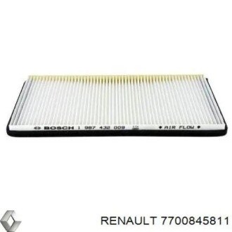 Фильтр салона стандартный RENAULT 7700845811