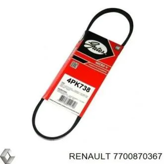 Полікліновий ремінь RENAULT 7700870367