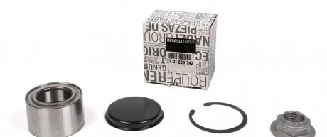 Комплект підшипника маточини колеса. RENAULT 7701206742