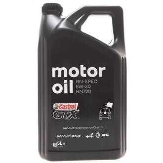 Масла моторные Castrol GTX RN 720 5W-30, 5л. RENAULT 7711658108
