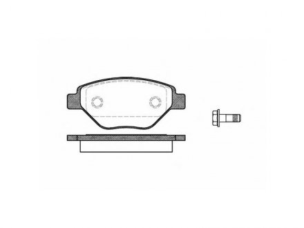 Колодки тормозные дисковые BMW 3 E46 99-05 ROADHOUSE 02270.00