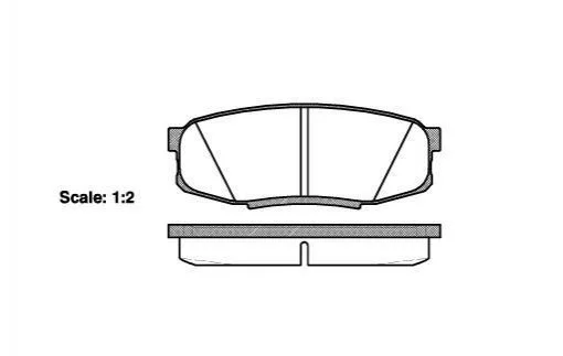 Тормозные колодки задние дисковые ROADHOUSE 21272.00 (фото 1)