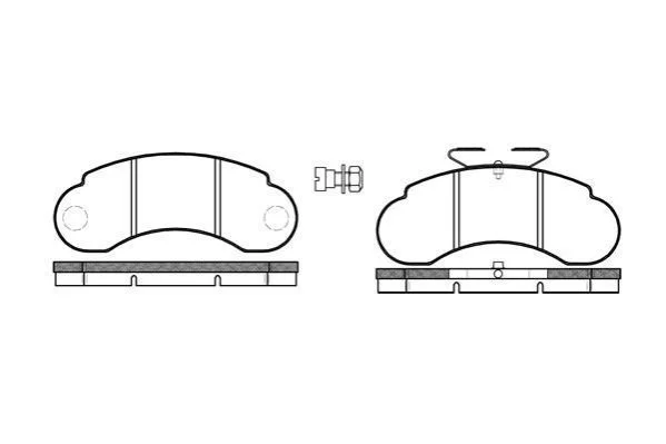 Гальмівні колодки передні дискові ROADHOUSE 2142.20 (фото 1)