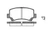 Тормозные колодки передние дисковые ROADHOUSE 2710.02 (фото 1)