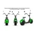 Електроскутер Citycoco 1500W, 60V12Ah, Black Rooder 00000050771 (фото 5)