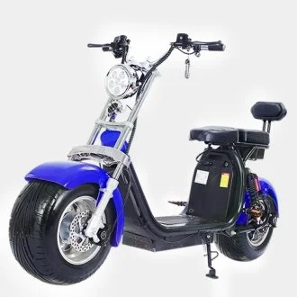 Електроскутер Citycoco Long 1500W, 60V12Ah, Blue Rooder 00000050799