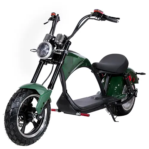 Електроскутер Chopper 3000W, 60V20Ah, Green (НЕ ПРАЦЮЄ МОТОР-КОЛЕСО) Rooder 00000068705 (фото 1)