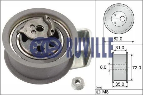 Ролик (вир-во Ruville) RUVILLE 55494
