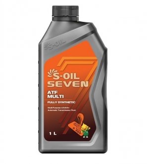 Трансмиссионное масло 1 л АКПП,ГУР Синтетическое красное S-Oil SNATFM1