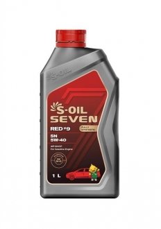 Моторное масло 1 л 5W40 Бензиновый Синтетическое S-Oil SNR5401