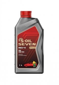 Моторное масло 1 л 5W50 Бензиновый Синтетическое S-Oil SNR5501 (фото 1)