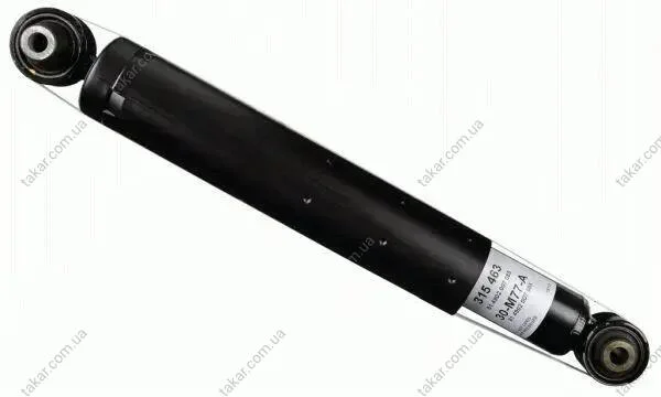 Телескопический амортизатор газомасляный двухтрубный задний двусторонний Sachs SACHS 315 463 (фото 1)
