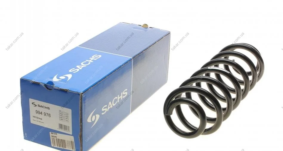 Пружина подвески задняя винтовая E SACHS 994 976 (фото 1)