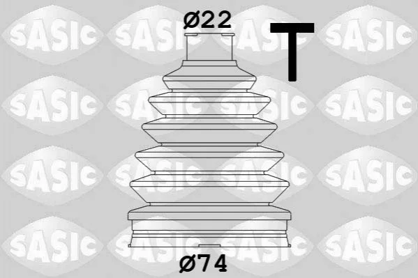Пыльник ШРУСа двусторонний TPE наружный передний мост SASIC 1904008 (фото 1)