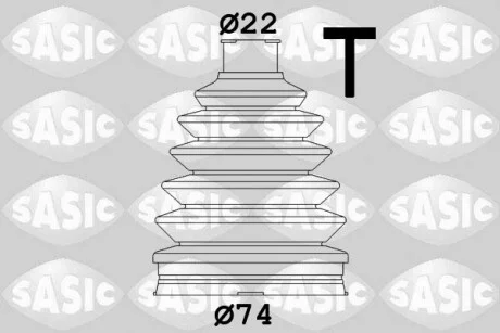 Пильовик ШРУСу двосторонній TPE зовнішній передній міст SASIC 1904008