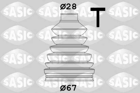 Пыльник ШРУСа со стороны коробки передач TPE внутренний SASIC 1906023