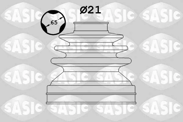 Пыльник ШРУСа со стороны коробки передач внутренний передний мост SASIC 1906096 (фото 1)