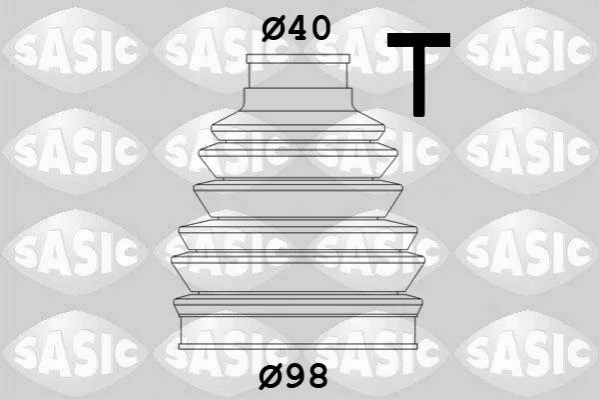 Пильовик ШРУСу з боку колеса TPE зовнішній SASIC 2933023 (фото 1)