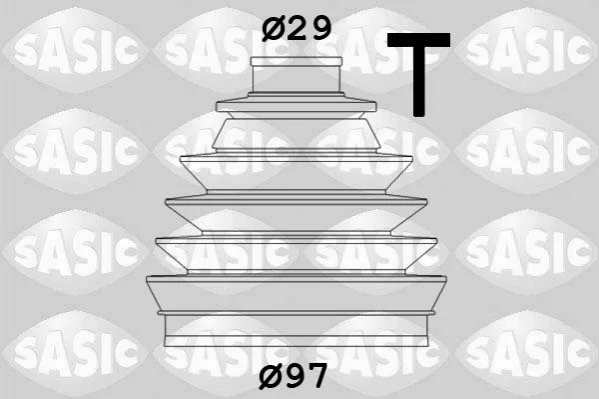Пыльник ШРУСа со стороны колеса TPE наружный SASIC 2933063 (фото 1)
