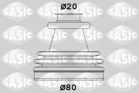 Пыльник ШРУСа со стороны колеса наружный SASIC 2933773