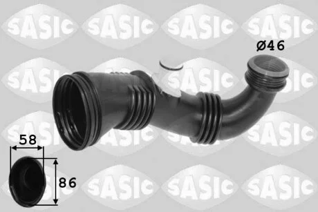 Шланг подачи наддувочного воздуха (выр-во Sasic) SASIC 3330048