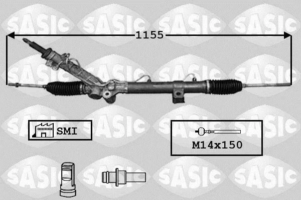 Рульова рейка OPEL VIVARO A,B, RENAULT TRAFIC II-III 01- (Вир-во) SASIC 7006167 (фото 1)
