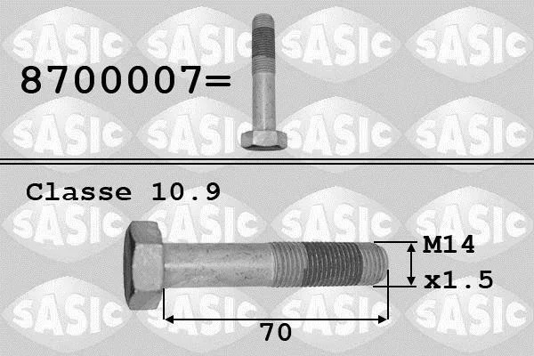 Болт SASIC 8700007 (фото 1)