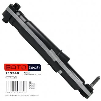 Амортизаційна стійка газомасляна двотрубна задня двостороння SATO TECH 21594R