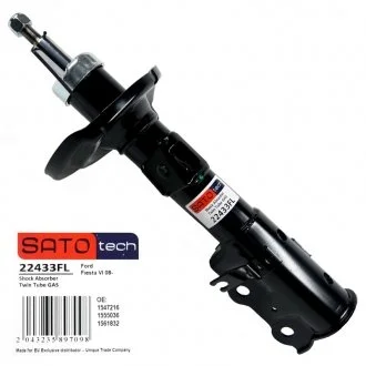 Амортизаційна стійка газомасляна двотрубна передня ліва SATO TECH 22433FL