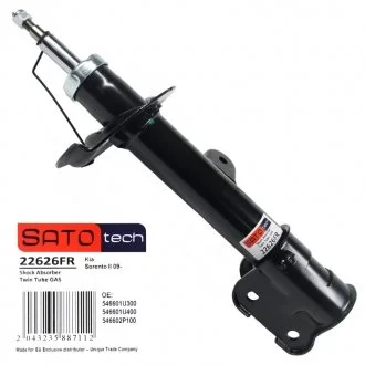 Амортизационная стойка газомасляная двухтрубная передняя правая SATO TECH 22626FR