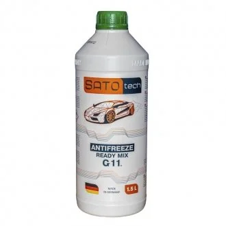 Антифриз зеленый, -35 °C, G11, 1,5 л SATO TECH G1101GRM