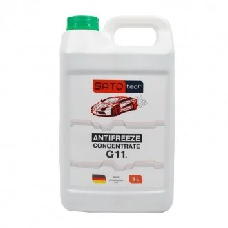 Антифриз-концентрат зеленый, -80 °C, G11, 5 л SATO TECH G1105G