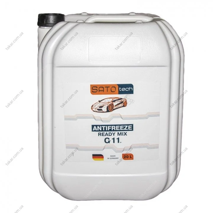 Антифриз зелений, −35 °C, G11, 20 л SATO TECH G1120GRM (фото 1)