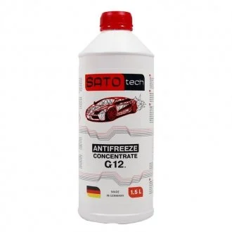 Антифриз-концентрат красный, -80 °C, G12, 1,5 л SATO TECH G1201R