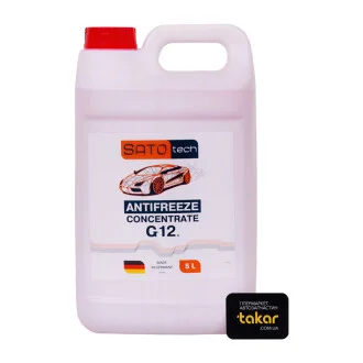 Антифриз червоний -35 °C, G12, 5 л SATO TECH G1205RRM