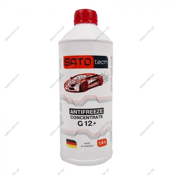 Антифриз-концентрат сиреневый, -80 °C, G12+, 1,5 л SATO TECH G1211P (фото 1)