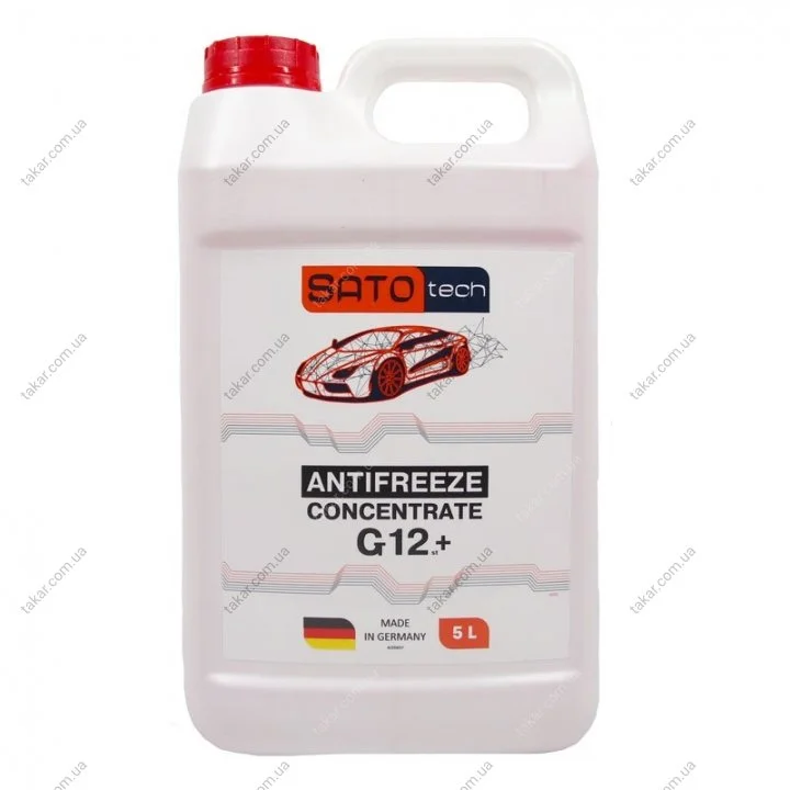 Антифриз-концентрат сиреневый, -80 °C, G12+, 5 л SATO TECH G1215P (фото 1)