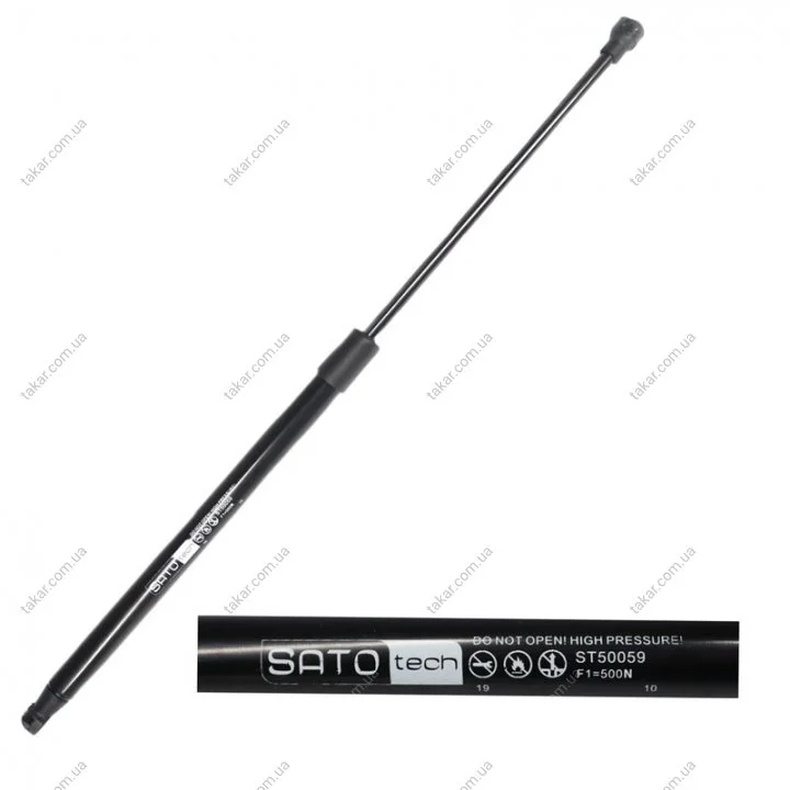 SATO Амортизатор багажника, F=500N, L=51.4см, H=21.5см SATO TECH ST50059 (фото 1)