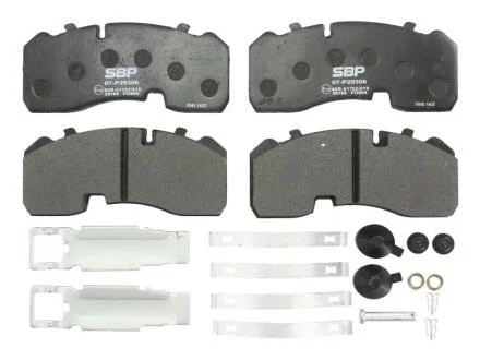 Тормозные колодки задние дисковые SBP 07-P29306