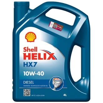 Масла моторные Helix D HX7 10W-40 4л SHELL ТОВ-У001592