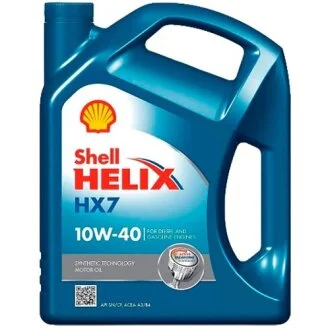Масла моторные Helix HX7 10W-40 5л SHELL ТОВ-У512782