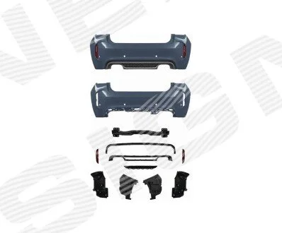 Бампер задній Signeda PBM04139SET