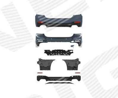 Бампер задній Signeda PBM04196PASET