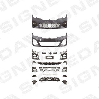 Бампер передний Signeda PBM04247AMSET