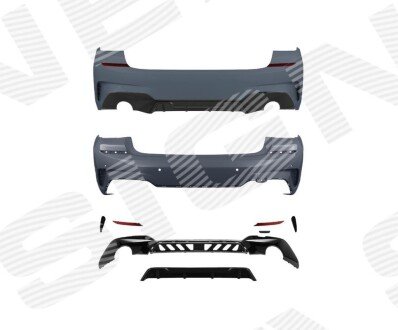 Бампер задній Signeda PBM04262BMPSET