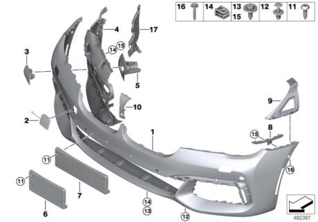 Бампер передний Signeda PBM04322BA