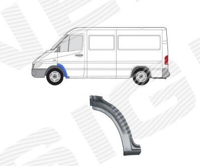 АРКА ПЕРЕДНЬОГО КРИЛА Signeda PBZ10014BL