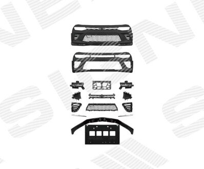 Бампер передній Signeda PCV04256BSET