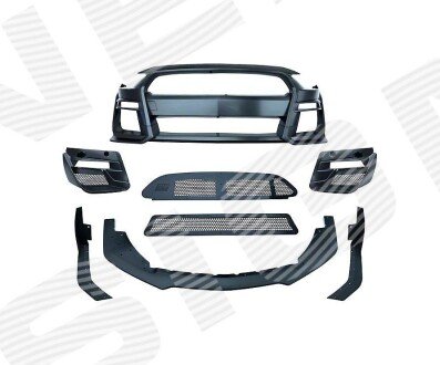 Бампер передний Signeda PFD04338MPGT500
