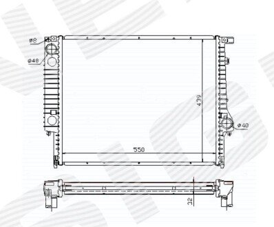 РАДИАТОР Signeda RA60759Q